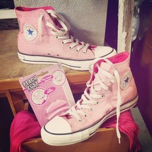 Pink High-top Converse